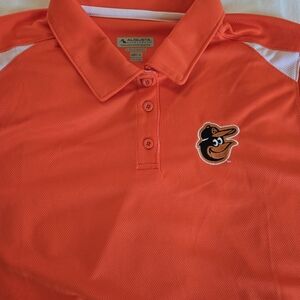 Augusta Sportswear Baltimore Orioles Ladies Orange Polo with Logo